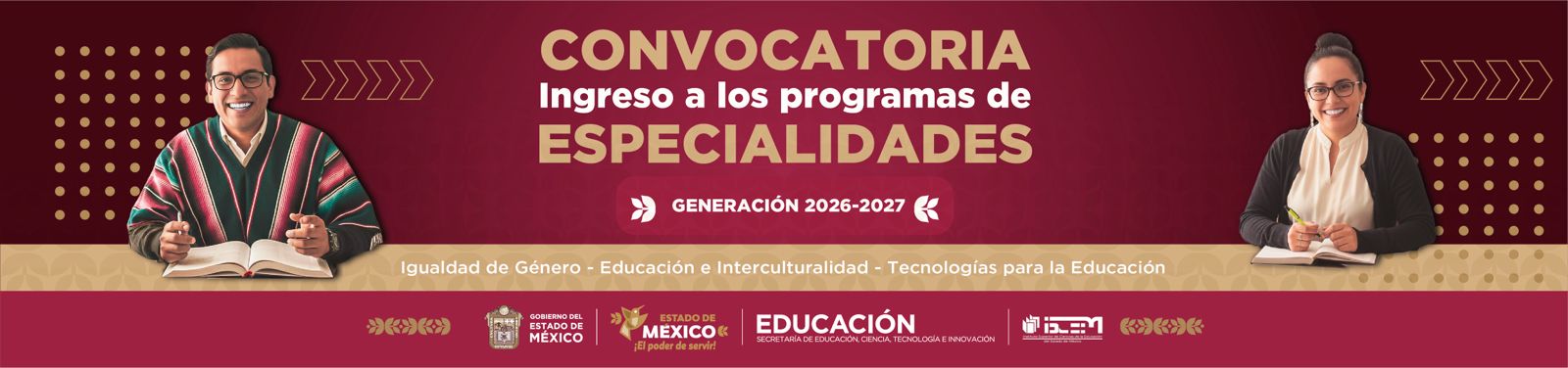 convocatoria especialidades 2026